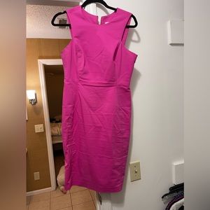Pink Calvin Klein dress